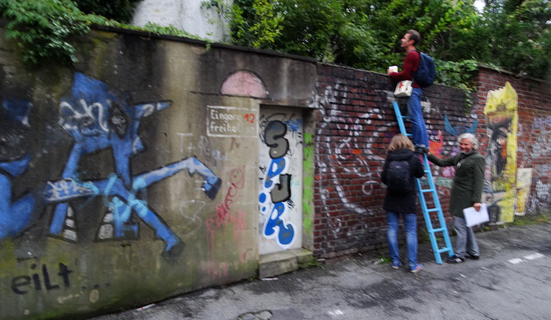 Archigraphus - 'verrckte mastbe' 2017 | Spaziergang II | Aachen